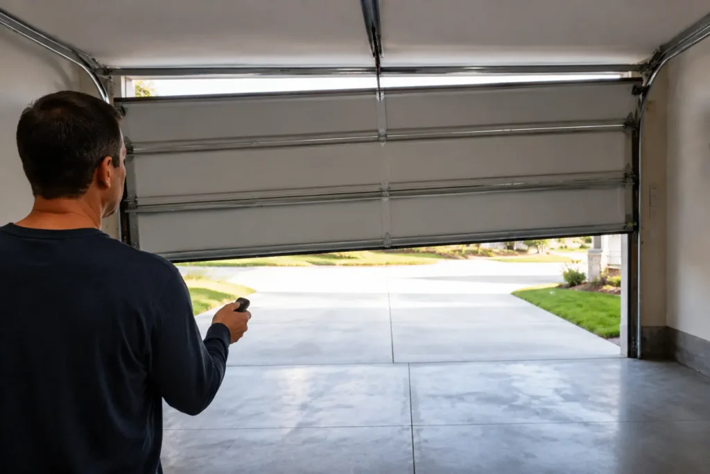 Garage door lifting unevenly during operation