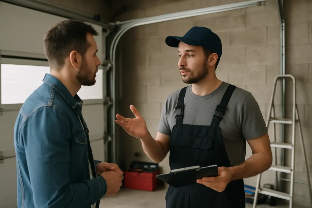 garage door servicing cost,